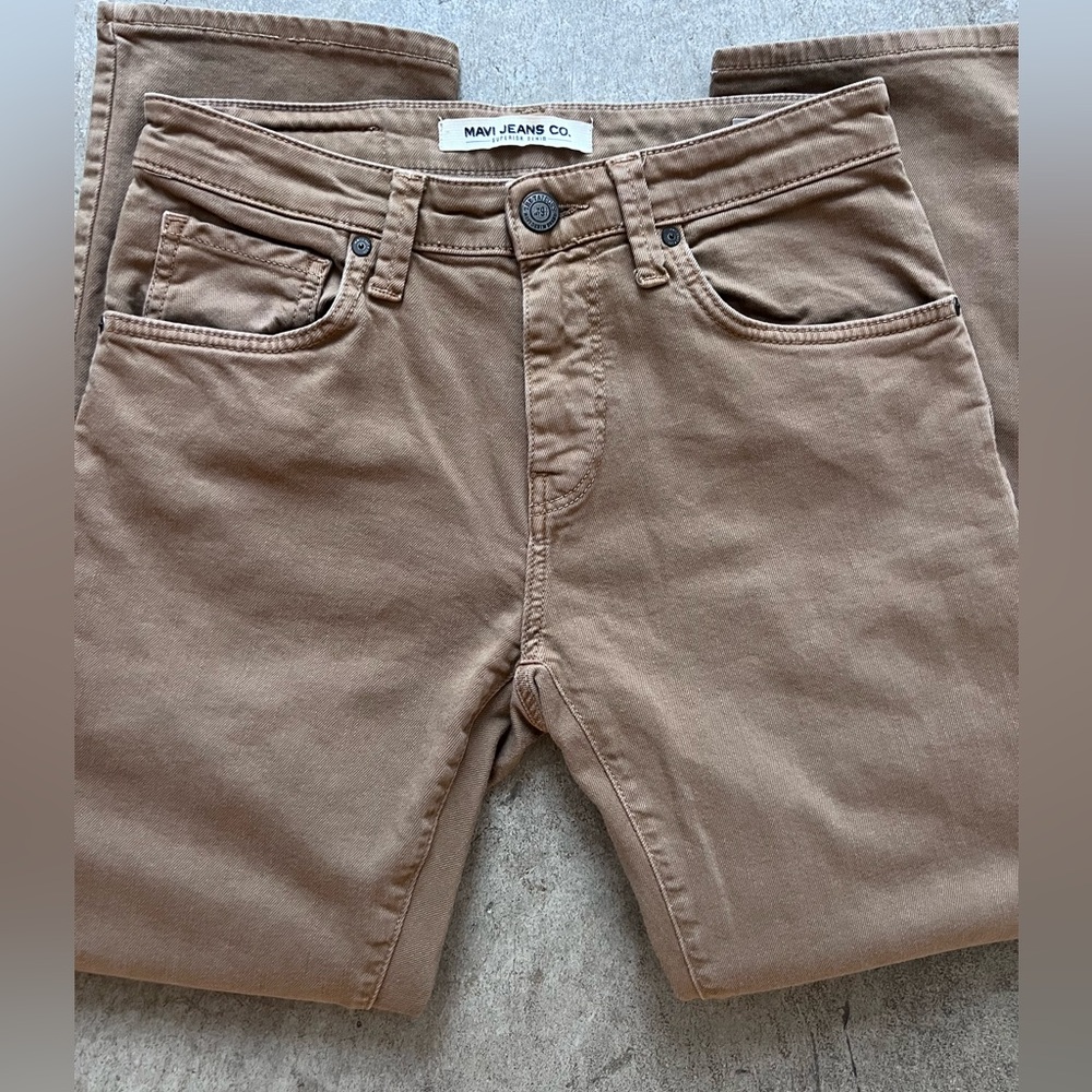 Mavi Jeans Co Men's Brown Slim Jeans